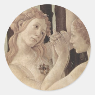 De drie races van Botticelli zijn stickers