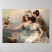 De drie races van Edouard Bisson Poster (Voorkant)