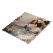 De drie races van Edouard Bisson Tegeltje (Zijkant)