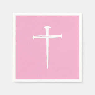 De drie spijkers wit kruis Christelijk Servet