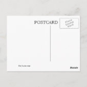 De drie verstandige mannen briefkaart (Achterkant)