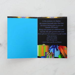 De drie Wise Mannen kerstkaart Bedankkaart