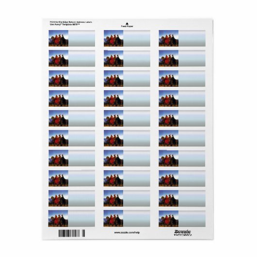 De drie Wisemen Etiket (Full Sheet)