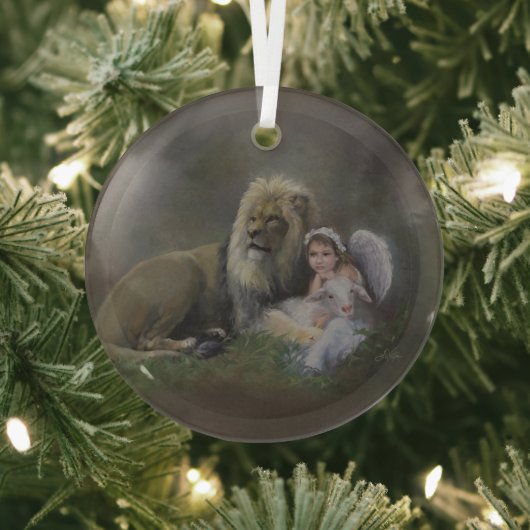 De drie zegels glas ornament (Insitu)