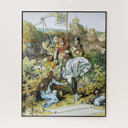 "De drie zussen" ~ feiale tabel ~ * ~ Legpuzzel (Verticaal)