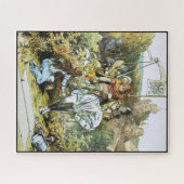 "De drie zussen" ~ feiale tabel ~ * ~ Legpuzzel (Horizontaal)