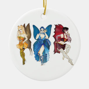 De driedaagse versiering keramisch ornament