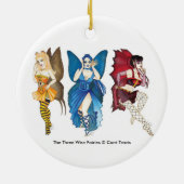 De driedaagse versiering keramisch ornament (Achterkant)