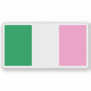 De driekleurenvlag van Newfoundland, Canada Sticker