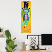 De drijvende Dandy Poster (Thuiskantoor)