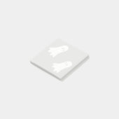 De drijvende gastheer- post-it® notes (Schuin)