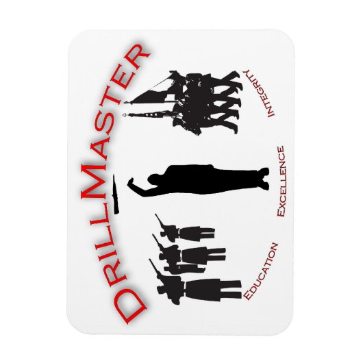 De DrillMaster Logo magneet (Verticaal)