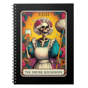 De Drink huisvrouw Tarot Kaart Notitieboek Collect