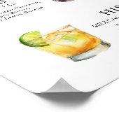 De Drink van de handtekening het Poster van het Ko (Hoek)