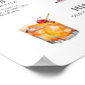 De Drink van de handtekening het Poster van het Ko (Hoek)