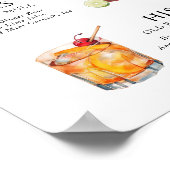 De Drink van de handtekening het Poster van het Ko (Hoek)