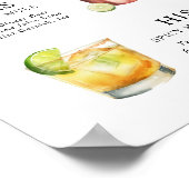 De Drink van de handtekening het Poster van het Ko (Hoek)