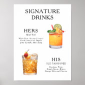 De Drink van de handtekening het Poster van het Ko (Voorkant)