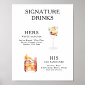 De Drink van de handtekening het Poster van het Ko (Voorkant)
