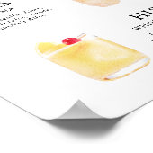 De Drink van de handtekening het Poster van het Ko (Hoek)