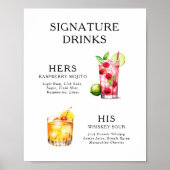 De Drink van de handtekening het Poster van het Ko (Voorkant)