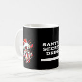 De Drink van de Kerstman - Personalized Funny Chri Koffiemok (Voorkant links)