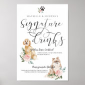 De Drinken van de Handtekening van de Waterverf va Poster (Voorkant)