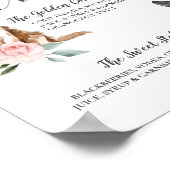 De Drinken van de Handtekening van de Waterverf va Poster (Hoek)