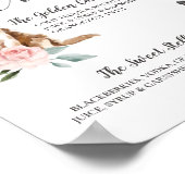 De Drinken van de Handtekening van de Waterverf va Poster (Hoek)