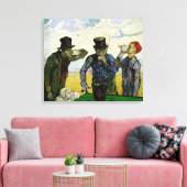 De Drinkers door Vincent van Gogh Canvas Afdruk (Insitu (Woonkamer))