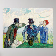 De Drinkers door Vincent Van Gogh