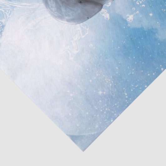 De dromen van dolfijnen tissuepapier (Detail)