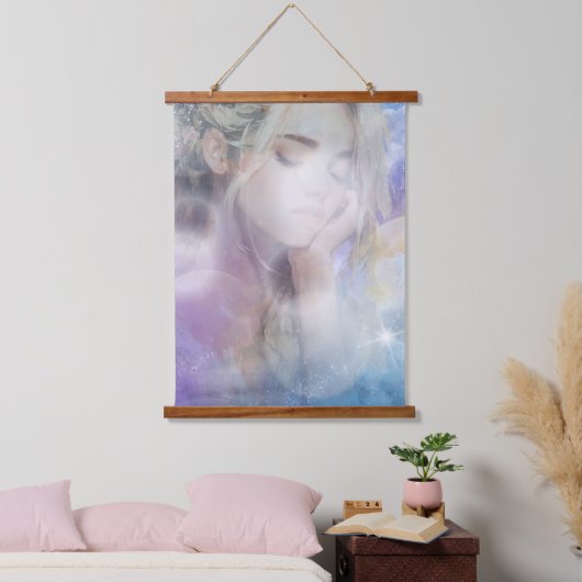 De Dromende Maagd Hangend Wandkleed (Slaapkamer)