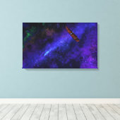 De dromer (constellaties) canvas afdruk (Insitu (Houten vloer))