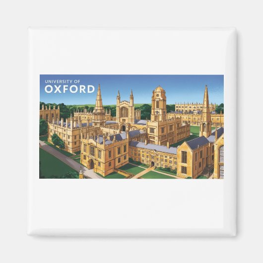 De dromerige torens van de magneet van Oxford (Voorkant)