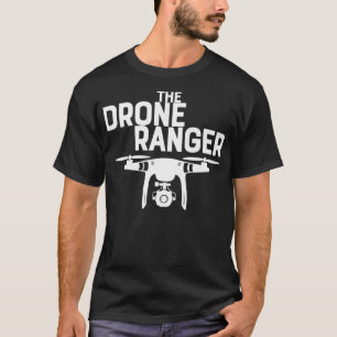 De Drone Ranger Funny Drone-vliegpremie T-shirt