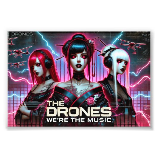 De drones Foto 3 Foto Afdruk (Voorkant)