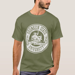 De dronken Universiteit van de Staat T-shirt