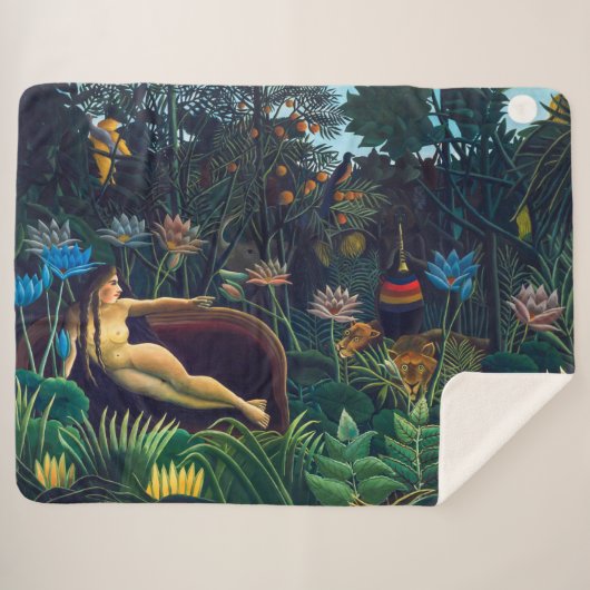 De droom | Henri Rousseau | Sherpa Deken (Voorkant (horizontaal))