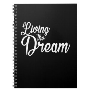 De droom Inspirerend Motivatie leven Notitieboek