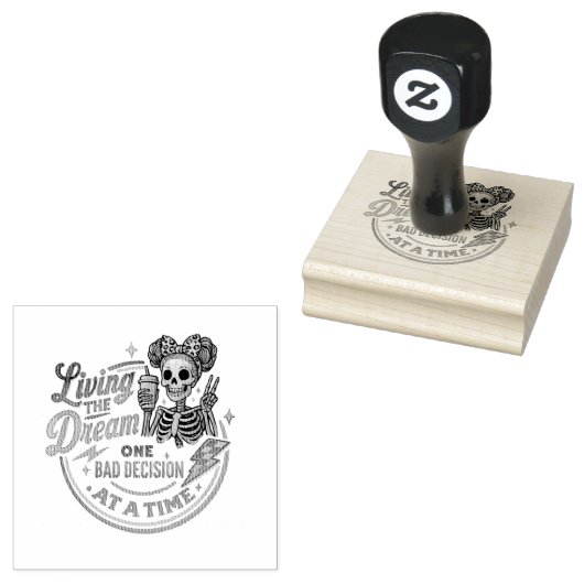 De droom leven... rubberstempel (Gestempeld)