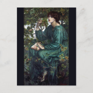 De droom van Dante Gabriel Rossetti Briefkaart