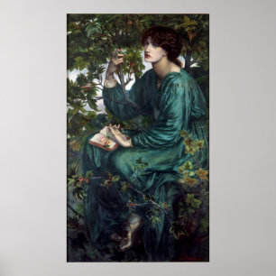 De droom van Dante Gabriel Rossetti Poster