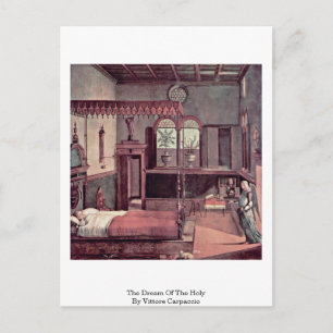 De droom van de Heilige Stoel door Vittore Carpacc Briefkaart
