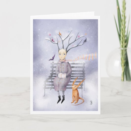 De Droom van de sneeuw Kaart (Voorkant)