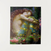 De droom van de Zeemeermin Wandkleed (Voorkant)
