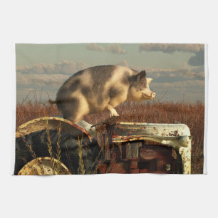 De droom van een varken theedoek