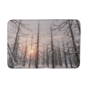 De droom van een Winter Night Bathmat Badmat