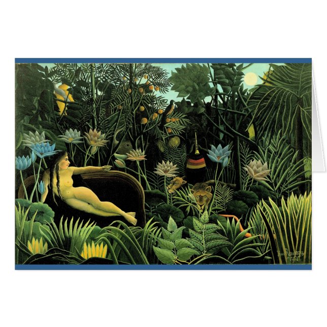 De droom van Henri Rousseau (1910) (Voorkant Horizontaal)