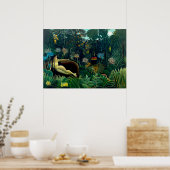 De droom van Henri Rousseau Poster (Keuken)